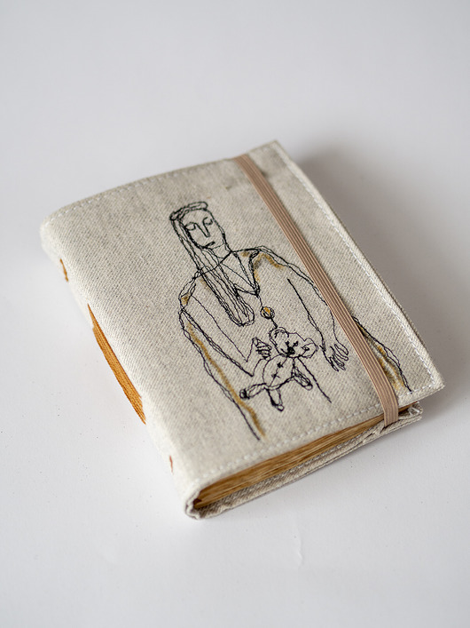 notatniki i albumy Ręcznie malowany i haftowany notes - A6