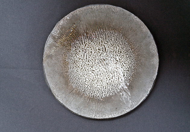 patery i talerze PATERA OKRĄGŁA SREBRO fi 32 cm