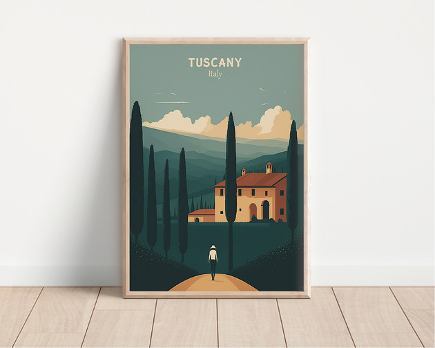plakaty Plakat Toskania