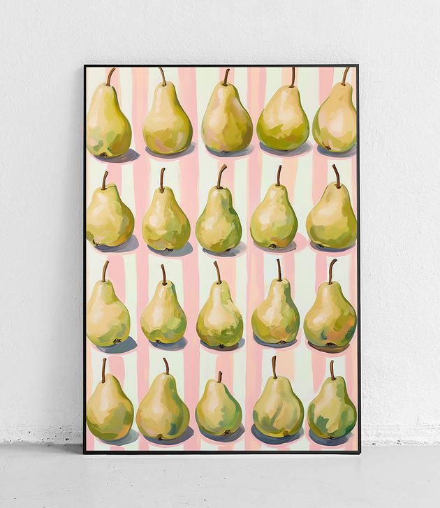 plakaty Plakat Gruszki w szeregu