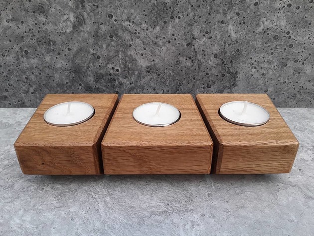 Zestaw świeczników tea-light DigiCut