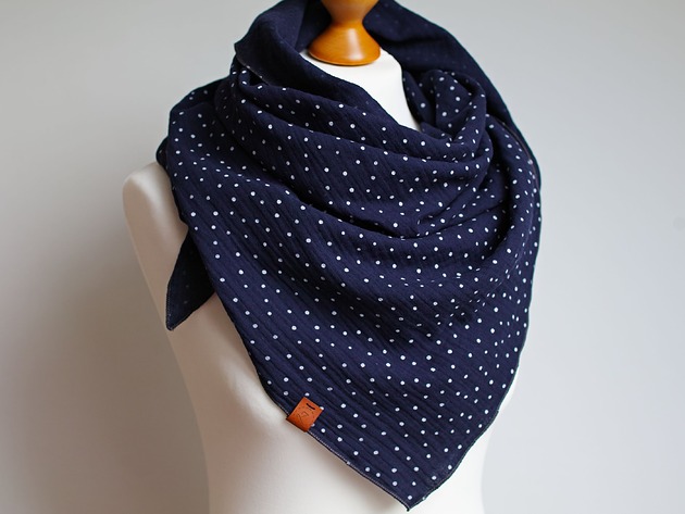 szale damskie Bawełniana chusta muślinowa, modna chusta damska na wiosnę