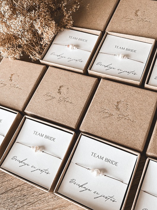 bransoletki z kamieni naturalnych Bransoletki Team Bride  medium prezent wieczór panieński