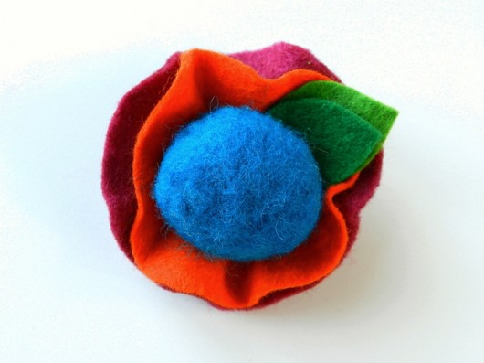 Borba - Filcowy kwiat  borba design