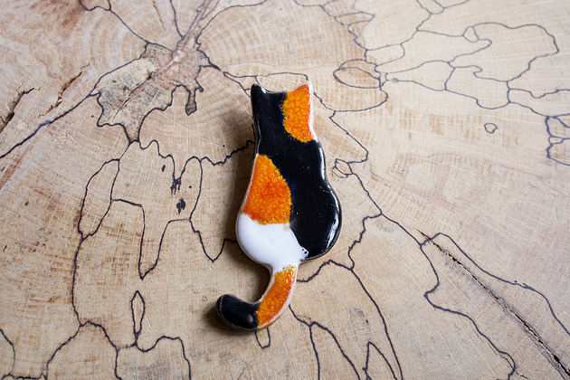 magnesy Kotek ceramiczny magnes