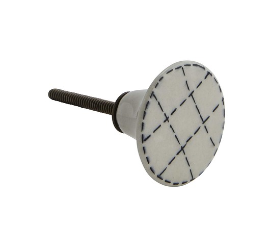 Gałka meblowa Nantong metal porcelana śr. 4 cm Home Design