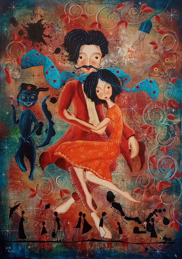 grafiki i ilustracje Mistrz i Małgorzata - obraz