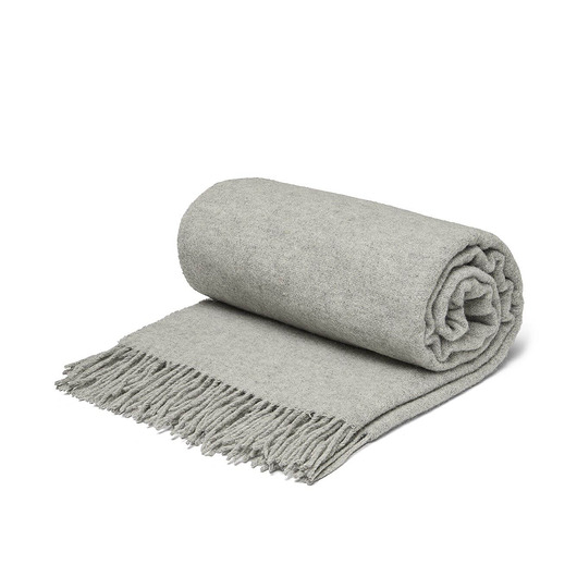 koce i narzuty Koc z wełny merino classic grey