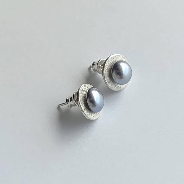 kolczyki z kamieniami Kolczyki OKRĄG