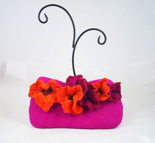 Jedwabnofilcowa Koperta / Torebka: Living Bag filcant