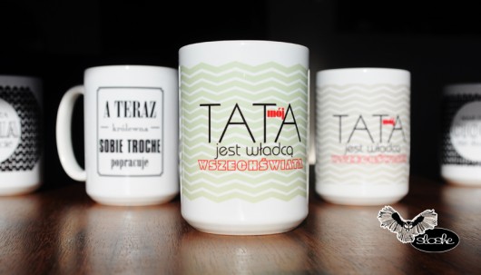 Kubek  450ml dla Taty, prezent Sowia Aleja