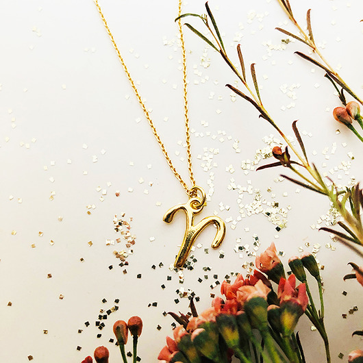 Naszyjnik znak zodiaku BARAN , zodiac ARIES Anemon Atelier