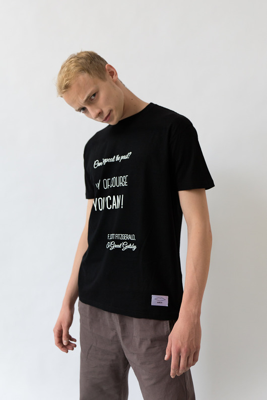 t-shirty męskie T-shirt z cytatem, Fitzgerald, TheGreatGatsby