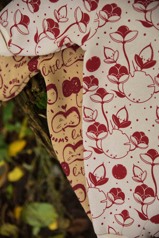 kombinezony dla niemowlaka Kombinezon Uszaty Lilie na Mleczku