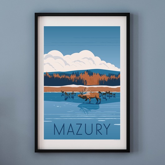 plakaty Plakat MAZURY
