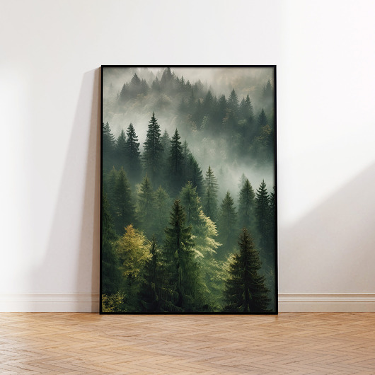 plakaty Plakat Leśna cisza i tajemnica