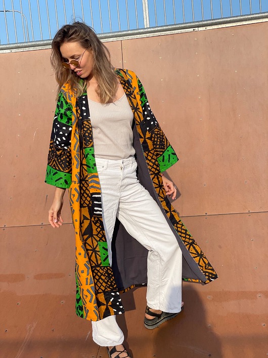 ubrania różne Ocieplane kimono Makaba