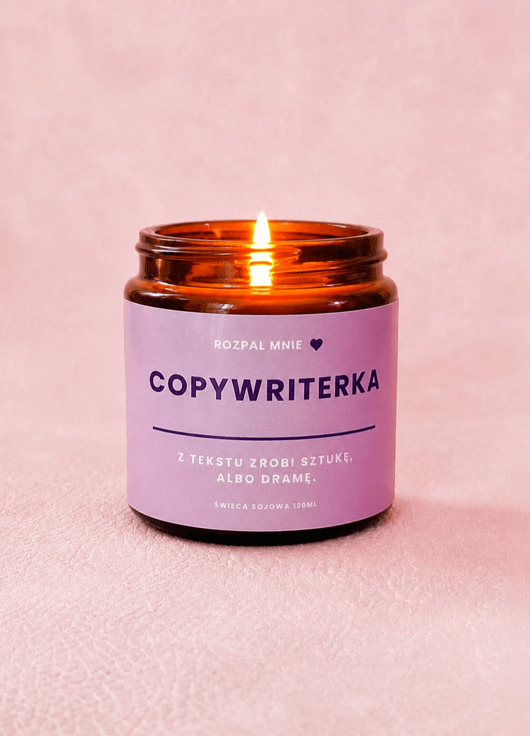 świece zapachowe Świeca sojowa COPYWRITERKA