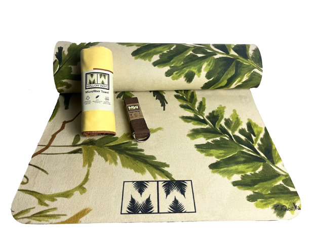 akcesoria do jogi Zestaw do jogi AGRIA - mata, pasek, ręcznik