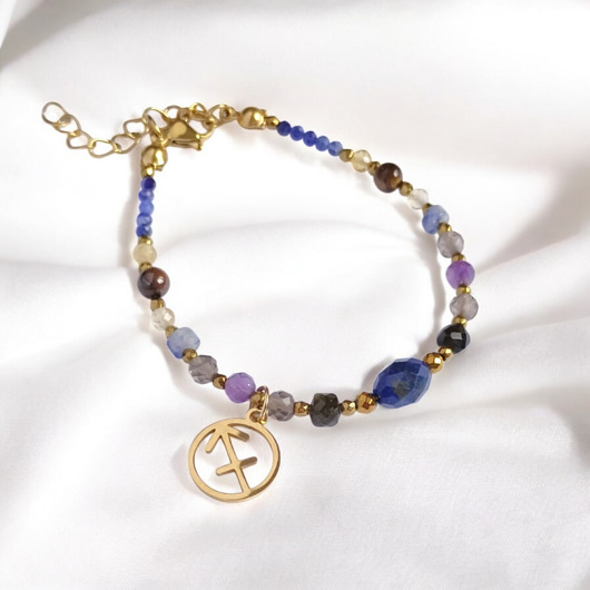 bransoletki z kamieni naturalnych STRZELEC - zodiac collection - PREMIUM :: zodiak : nowa wersja