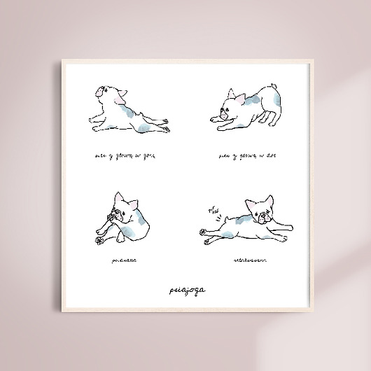 Psiajoga - ilustracja MALWA Studio