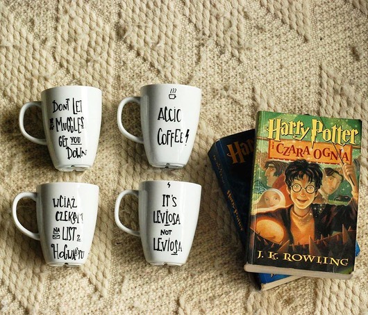 kubki Zestaw 4 kubków Harry Potter