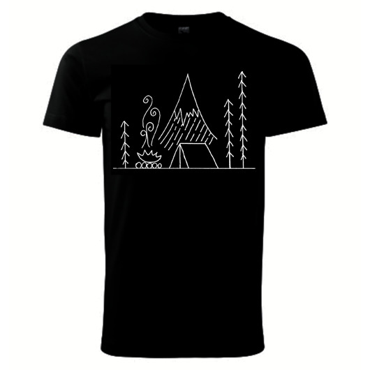 t-shirty męskie Tatra Art - tatrzańskie biwakowanie