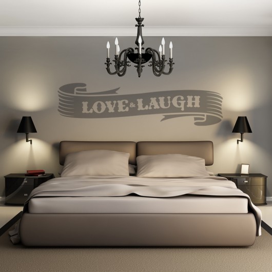 Love and Laugh - naklejka ścienna YeYe Stickers