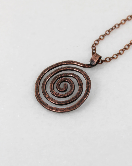 wisiory Wężowy - miedziany wisior - unikat