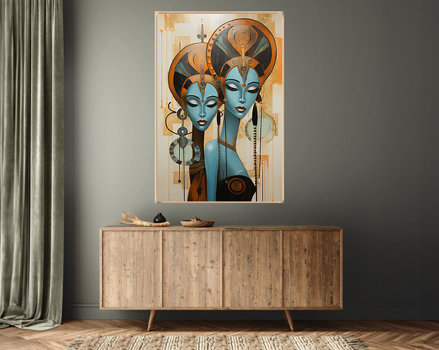 plakaty Oblicza Innych Wymiarów - Plakat - Druk - Abstrakcja, Surrealizm, Loft #22