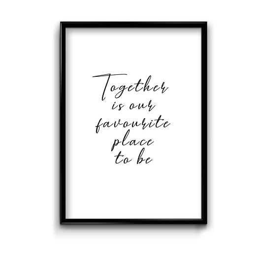 plakaty Plakat Together