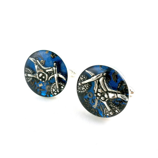 Spinki - Steam Dream - MOTOR - Blue DROBINY CZASU