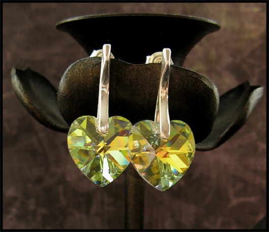 LUXURY- kryształ Swarovski Heart Crystal AB Little Dreamer