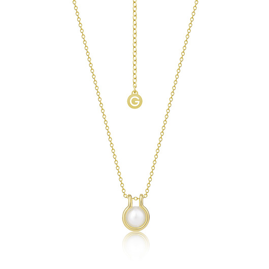 złote naszyjniki Naszyjnik pearl gold