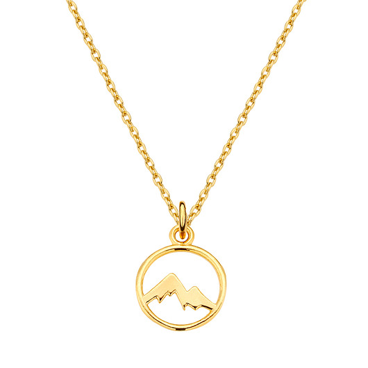 złote naszyjniki Naszyjnik z górami /1035/