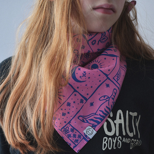 apaszki Różowa Bandanka