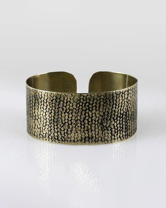 bransoletki wire wrapping Siatka - mosiężna bransoletka