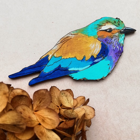 broszki Kraska liliowa