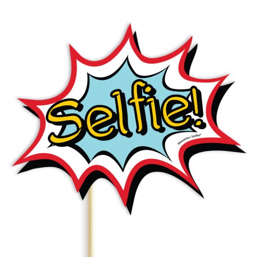 Akcesoria do fotobudki Dymek SELFIE Wiewiórka i Spółka