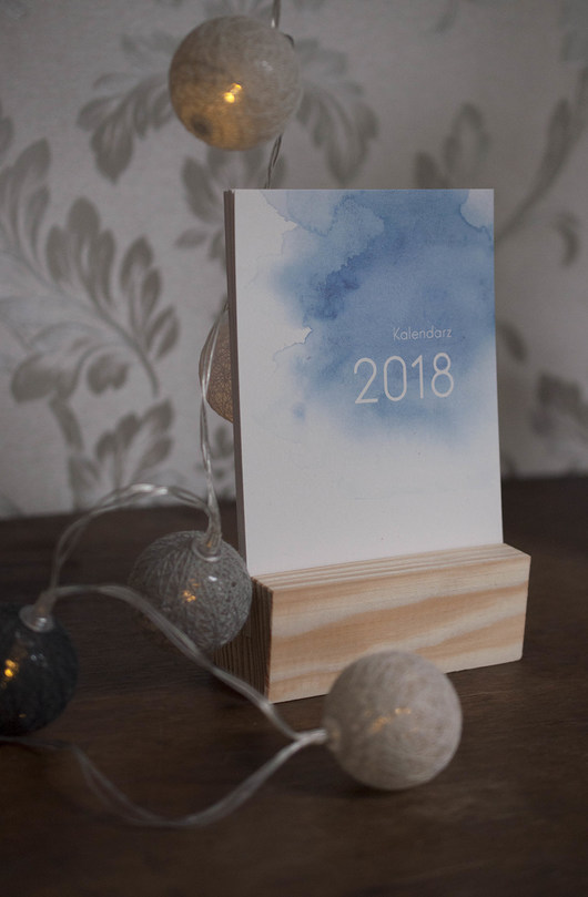 Kalendarz 2018 na biurko Justyna Mioduszewska