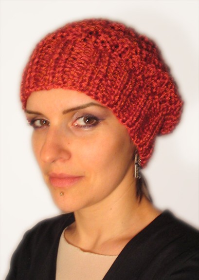 Ruda czapka Mademoiselle Patrini