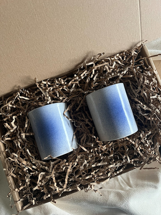 kubki Zestaw prezentowy 2 kubki porcelanowe