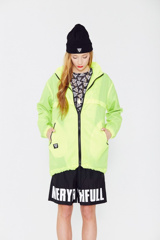 kurtki damskie Mery Faithfull Neon Yellow Jacket