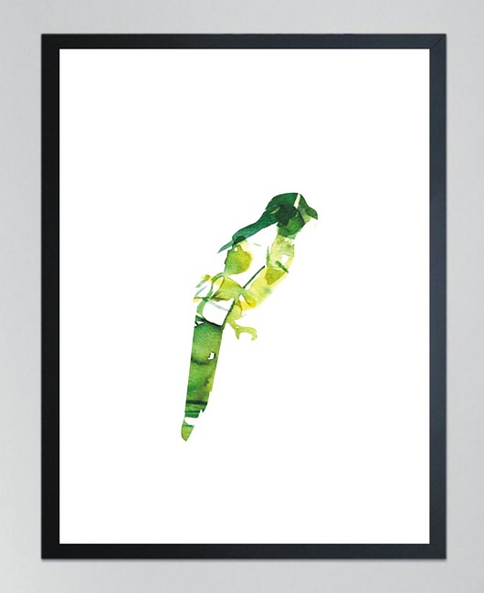 PAPUGA 2- poster, seria PTAKI KOKO by HOKO