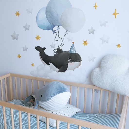 naklejki ścienne do pokoju dziecka Tiny World - Naklejki Do Pokoju Małego Dziecka, Zestaw 9