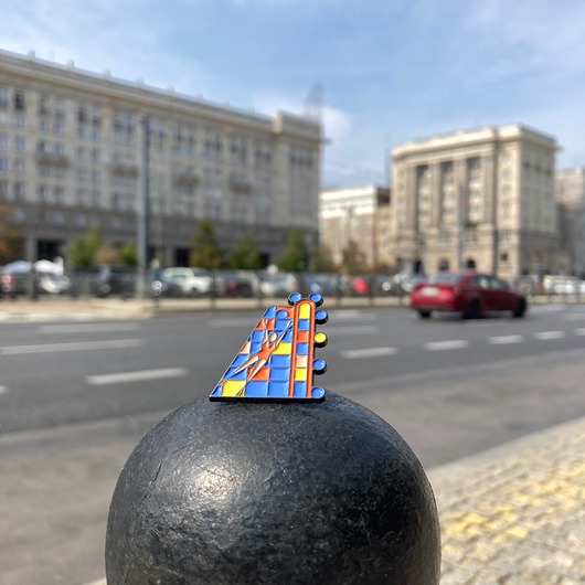 przypinki Pin Warszawa - Siatkarka
