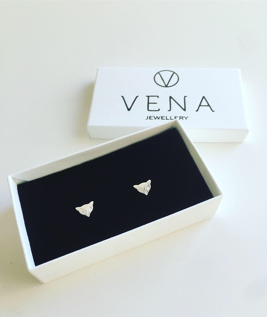 Kolczyki srebrne liski pr.925 VENA Jewellery