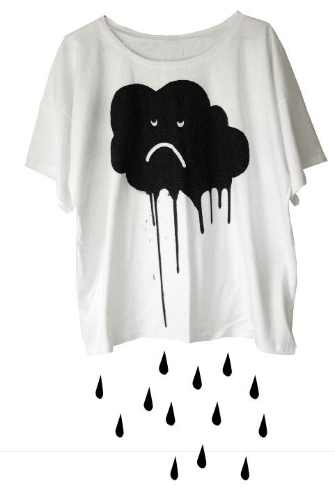 Przelotne Opady! rozmiar uniwersalny oversized MUSHKA