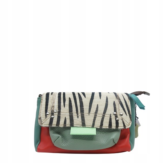 torby na ramię Torebka skórzana, miękka, na ramię długi pasek oryginalna zero waste OLIVKA