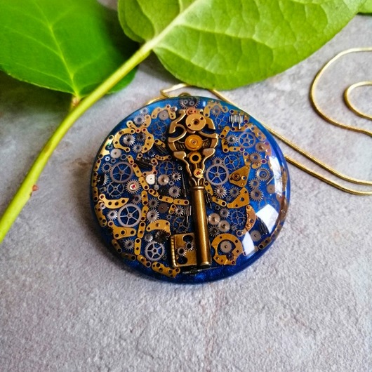 SECRET KEY - WISIOR STEAMPUNK - Unikat DROBINY CZASU
